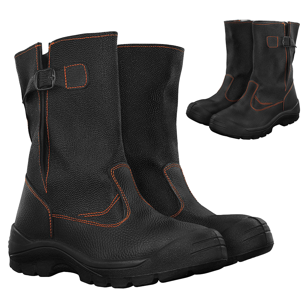 High boots Kombi mit thermoplastischer Zehenkappe und Fellisolierung